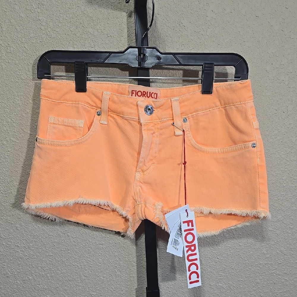 NWT Fiorucci Baby Angel Mini Shorts in Size 27